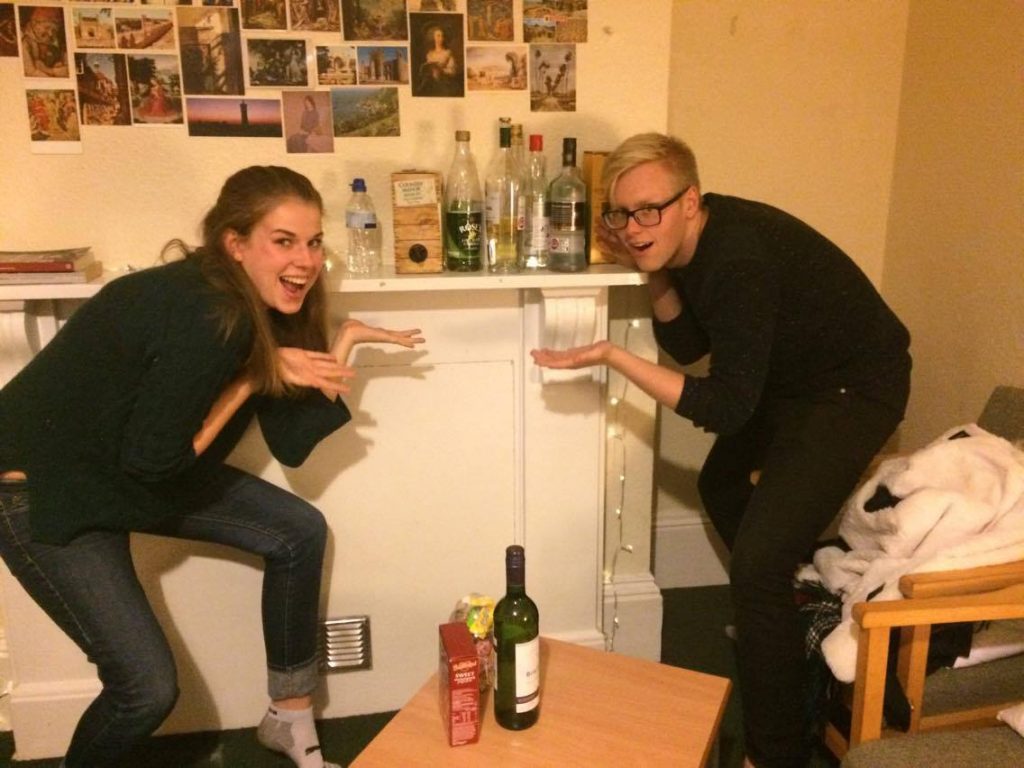 One healthy looking alcohol supply = happy students
