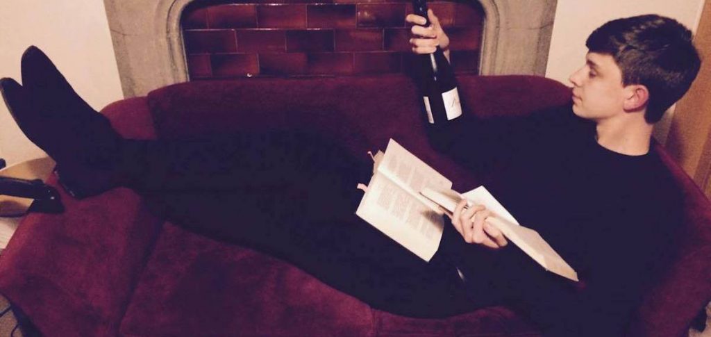 Definitely not a staged re-construction of a studious Cambridge student