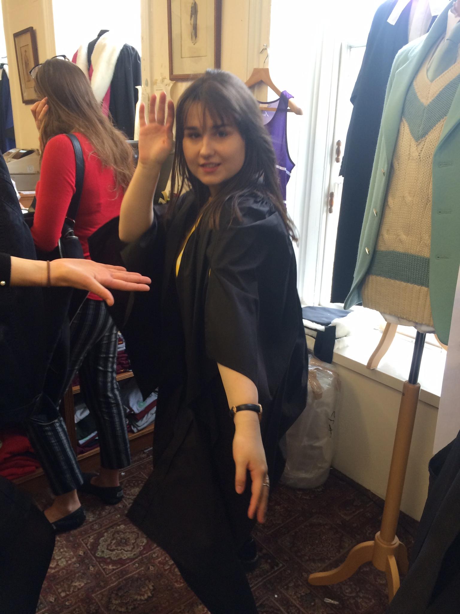 Biggest results day fear; not getting a gown (V hungover here)