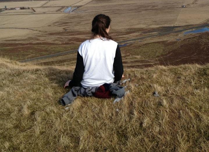 Me, at 15, on DofE: Looking out to the Brink of my Future. 