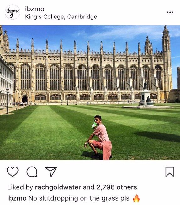 Image may contain: Plant, Grass, Flora, Court, Building, Architecture, Person, People, Human