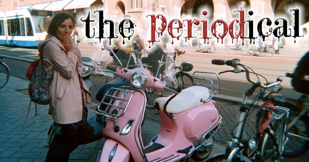 Image may contain: Moped, Scooter, Bus, Vespa, Motorcycle, Motor Scooter, Vehicle, Transportation, Bike, Bicycle, Person, People, Human