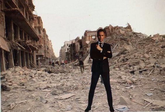 Image may contain: Soil, Ground, Rubble, Person, People, Human