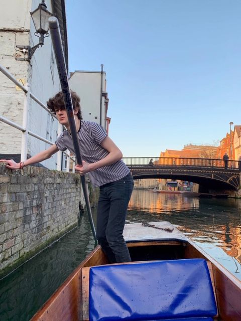 Image may contain: Gondola, Water, Outdoors, Transportation, Boat, Vehicle, Person, Human, Bow