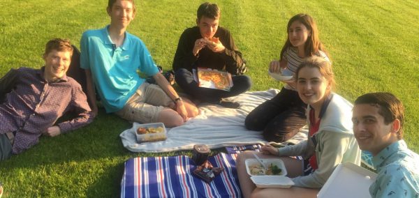 Image may contain: Plant, Grass, Picnic, Leisure Activities, Person, Human, Meal, Food, Vacation