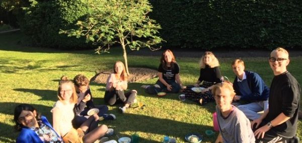 Image may contain: Outdoors, Picnic, Leisure Activities, Grass, Plant, Vacation, Person, Human, Food, Meal