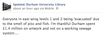 A post on the group earlier this evening
