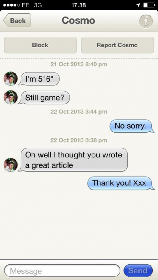 Flattery will get you nowhere