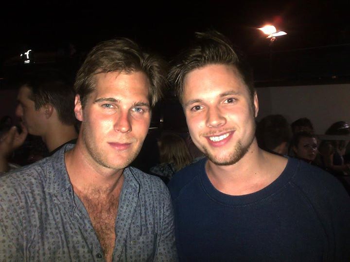 Basshunter in the smoking area