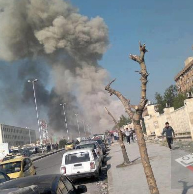 Shelling in Aleppo