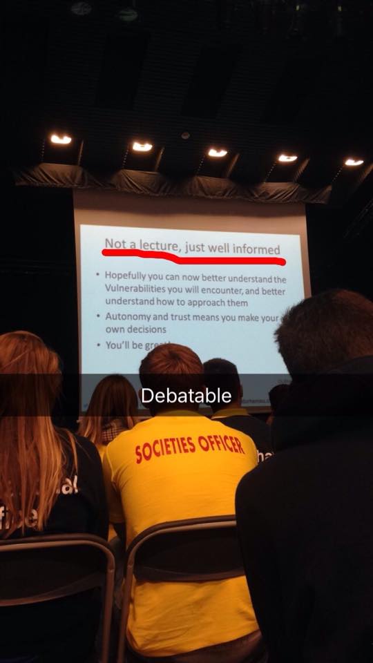 Just well informed.
