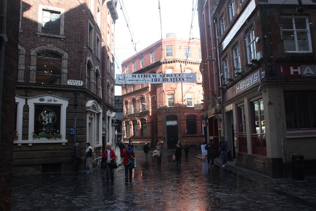 The incident happened on Mathew Street