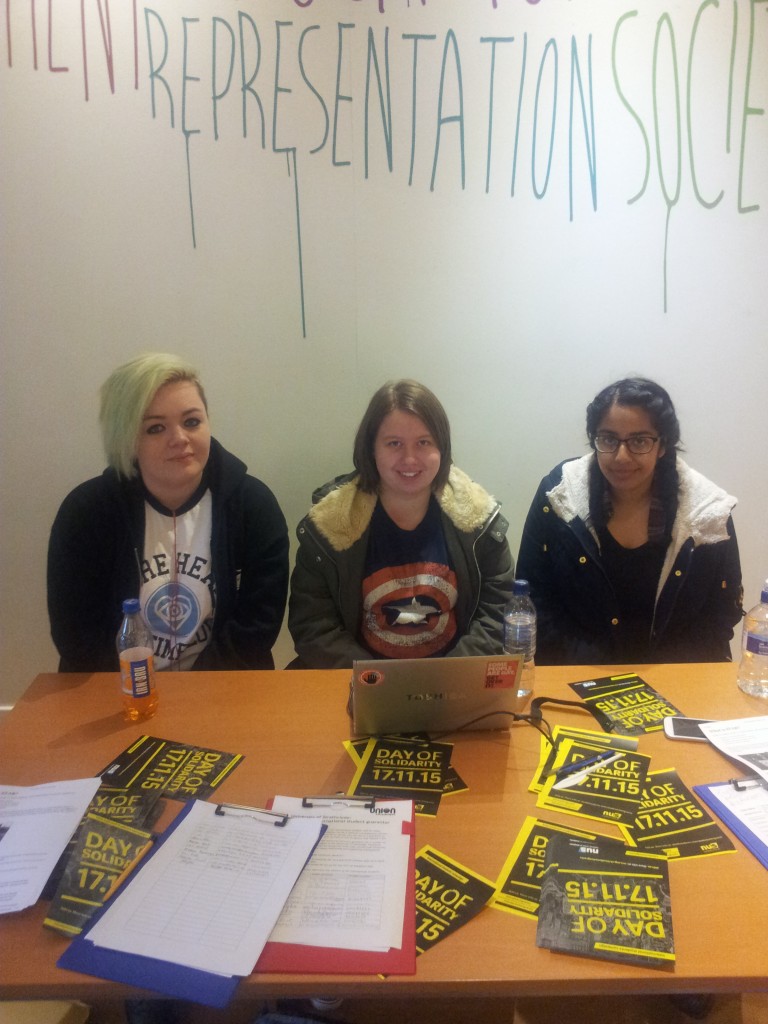 Campaigners on the 'Day of Solidarity'