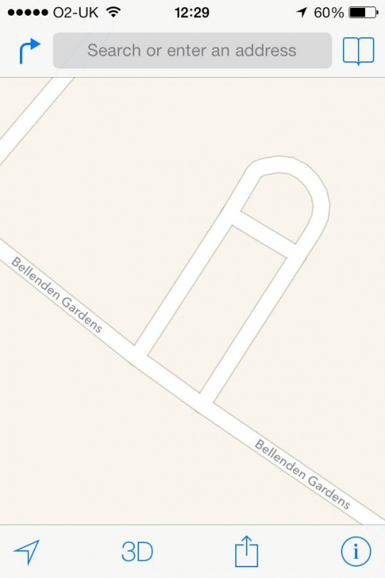 The street is conveniently shaped like a giant penis