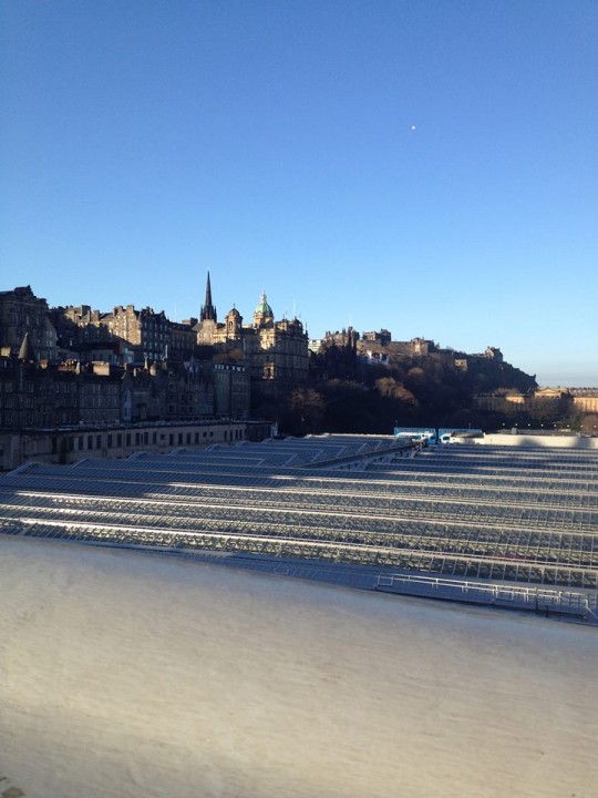 Sunshine on Waverley Bridge