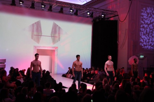 Tom modelling last year, he looks pretty good from here...