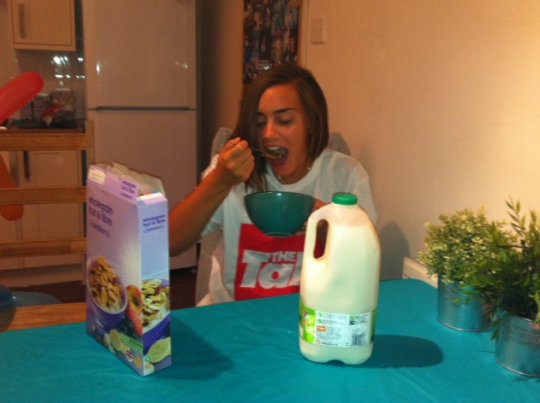 That awkward morning after breakfast...