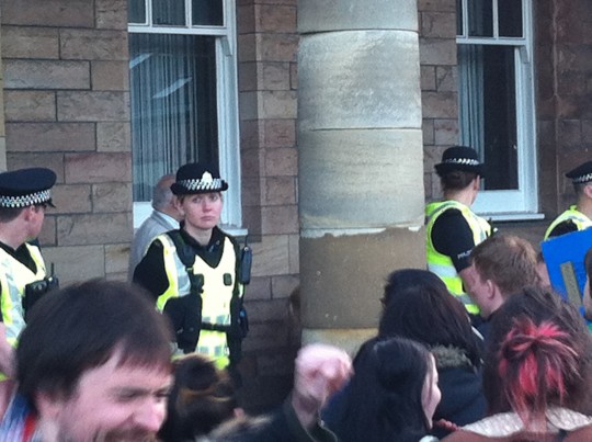 The police were as bored as us