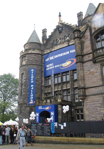 Teviot becomes 'The Gilded Balloon' venue during the Fringe