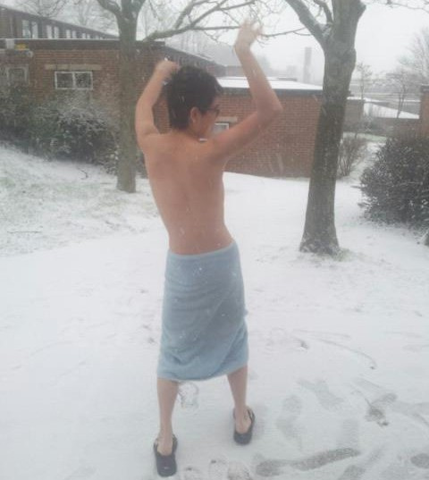 Hopefully it won't be this chilly...