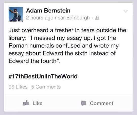 All that time drinking chai lattes in the library wasted.