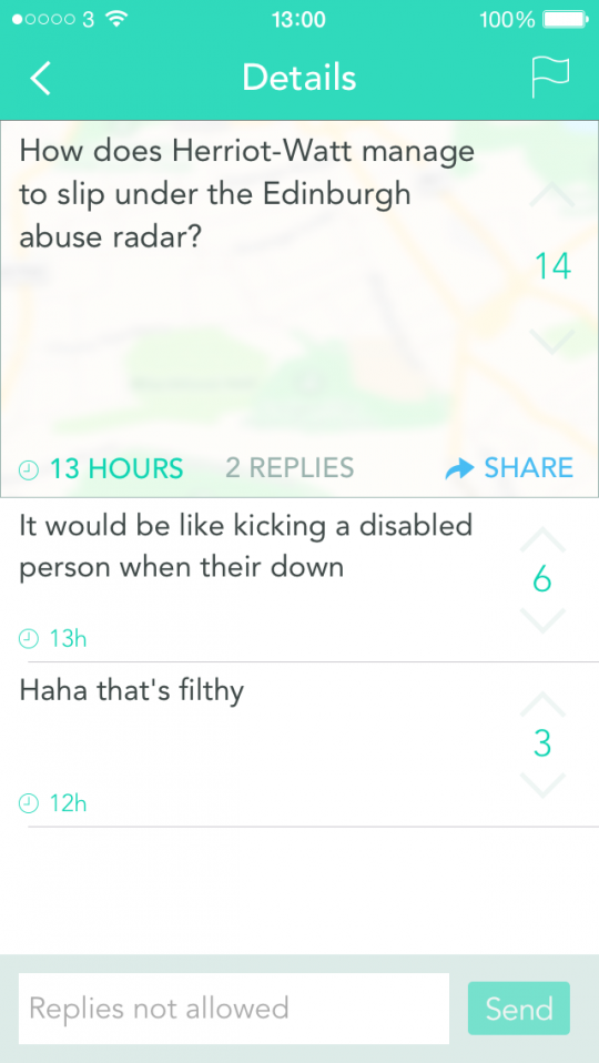 We're doing disabled jokes now?