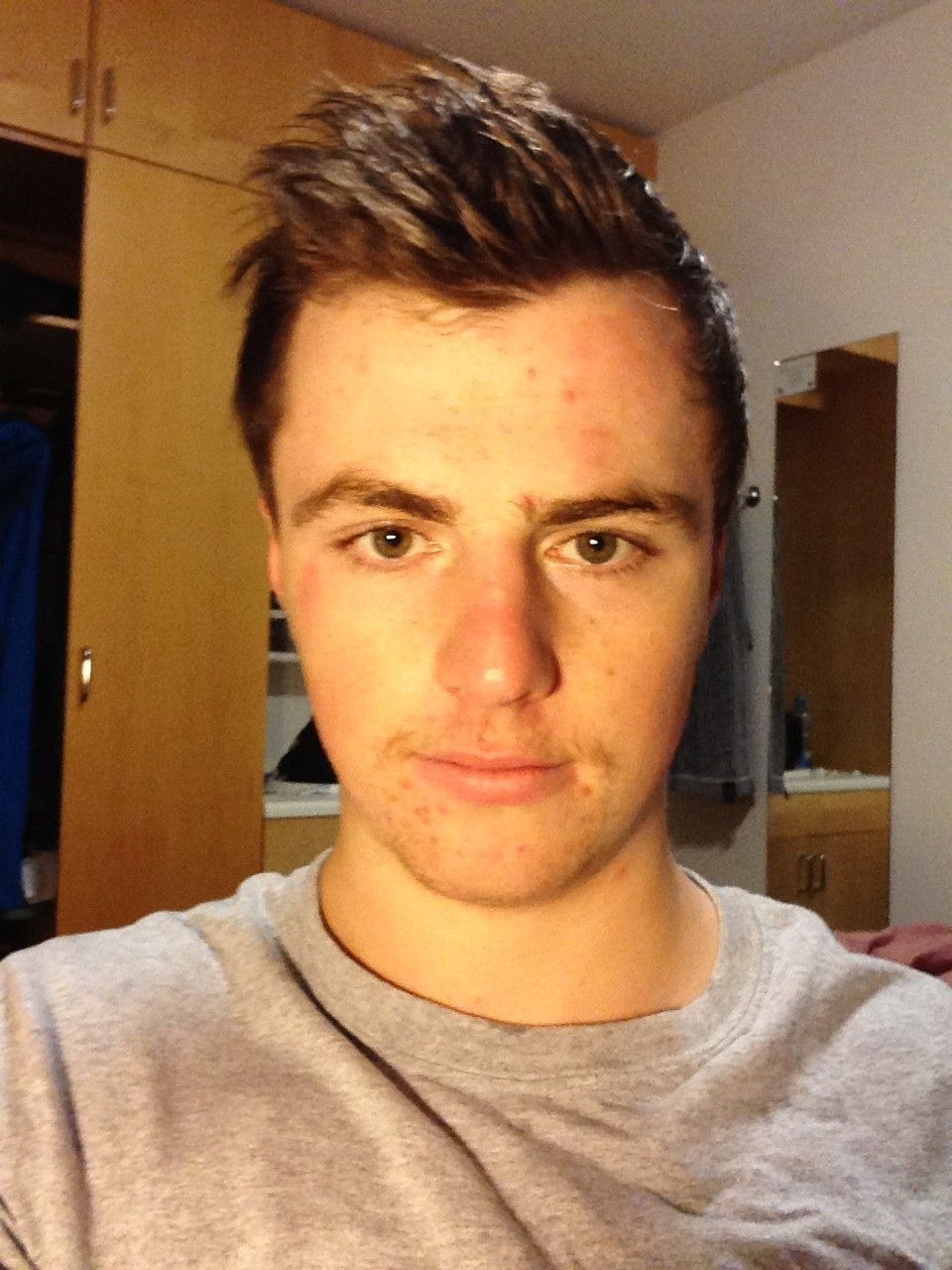 Aleksis, movember participant and full-time model