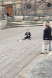 Usual Bristo Square scenes