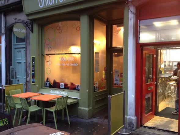 The van had disappeared, but here is their restaurant