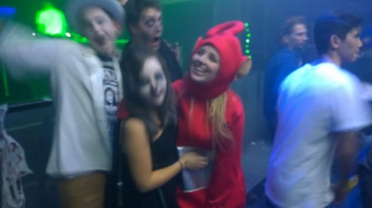 Should have dressed as the vacuum cleaner from Teletubbies