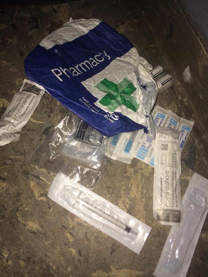 I took my anti-depressants in a dark and dingy alleyway, to avoid being judged by the Scientologists.