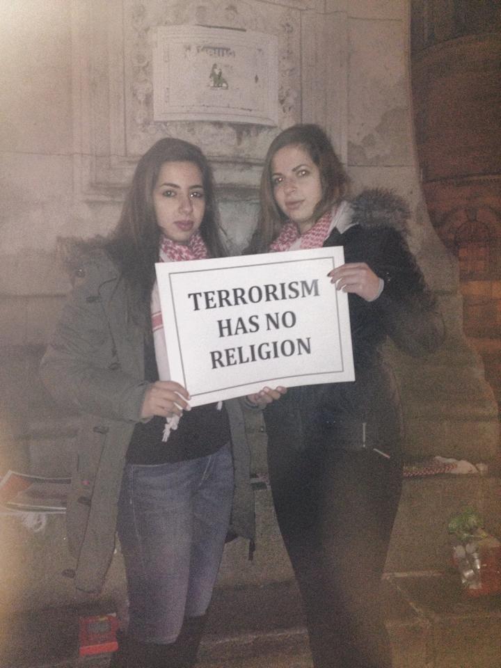 Sisters Nadeen and Taleen taking a stand against terrorism