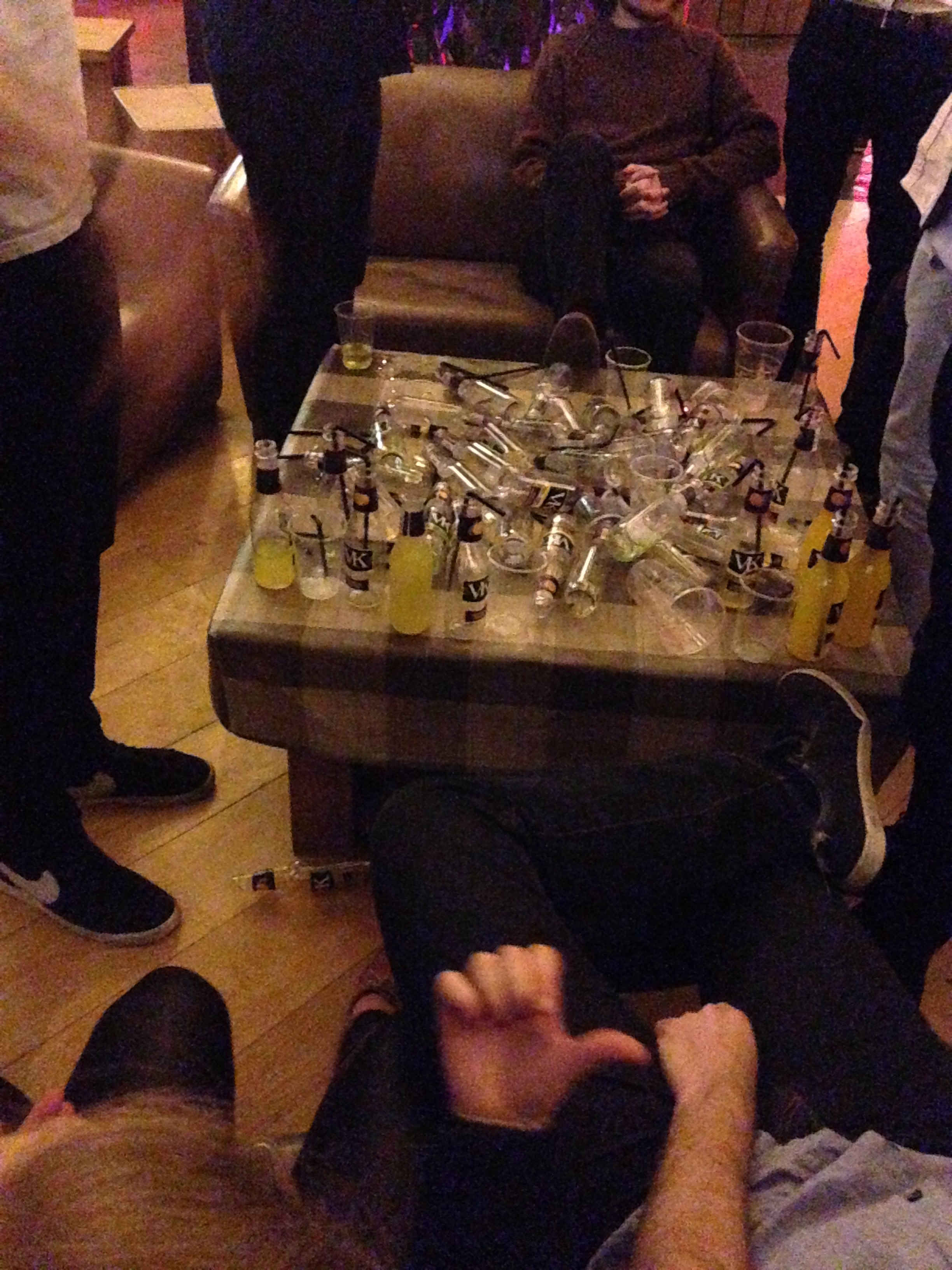 The scene at 11pm