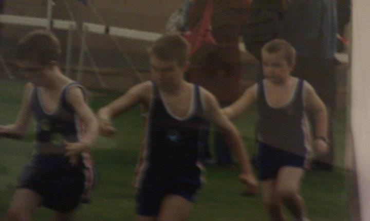 Look how far back we go: Aidan on the left, Ed on the right