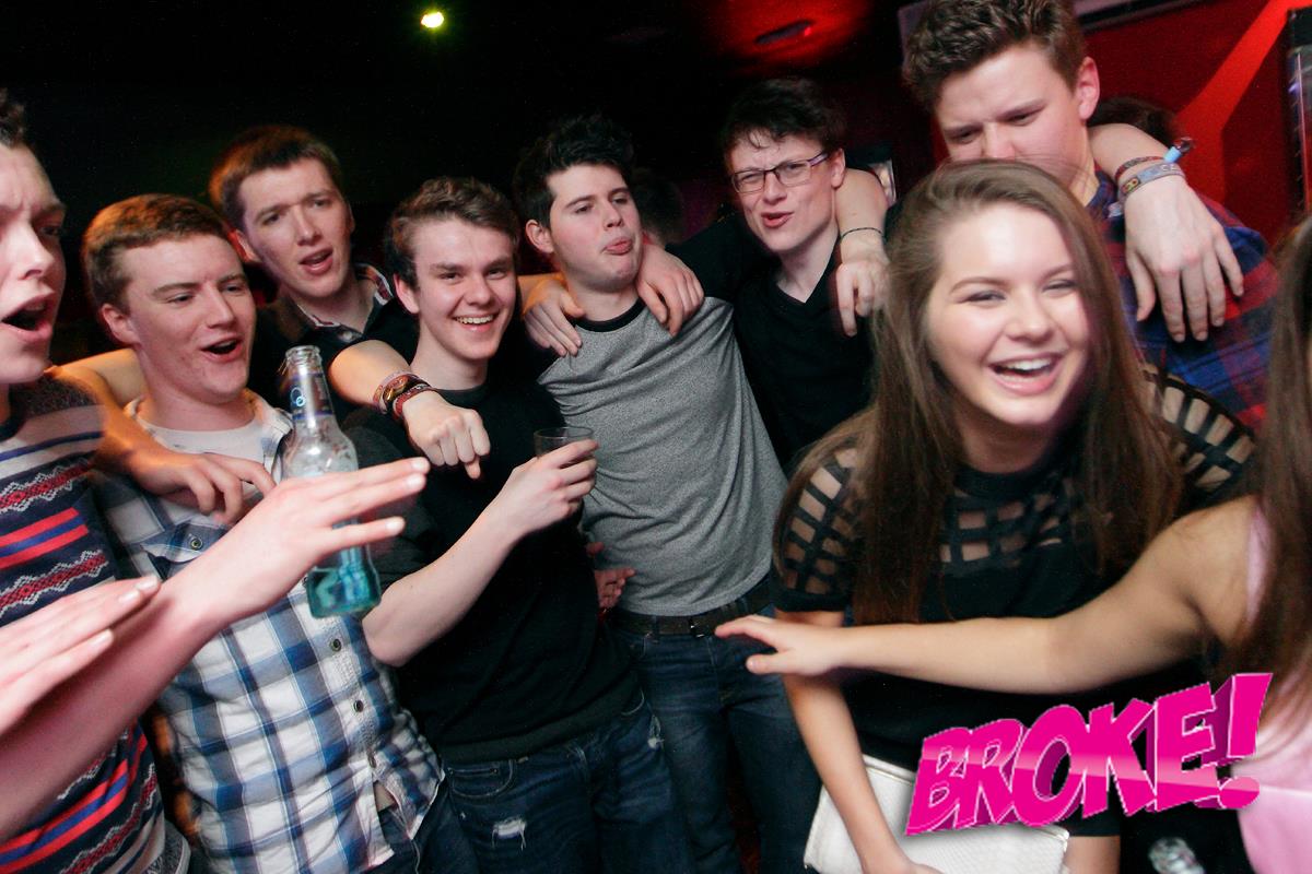 "Get out of the fucking photo!"