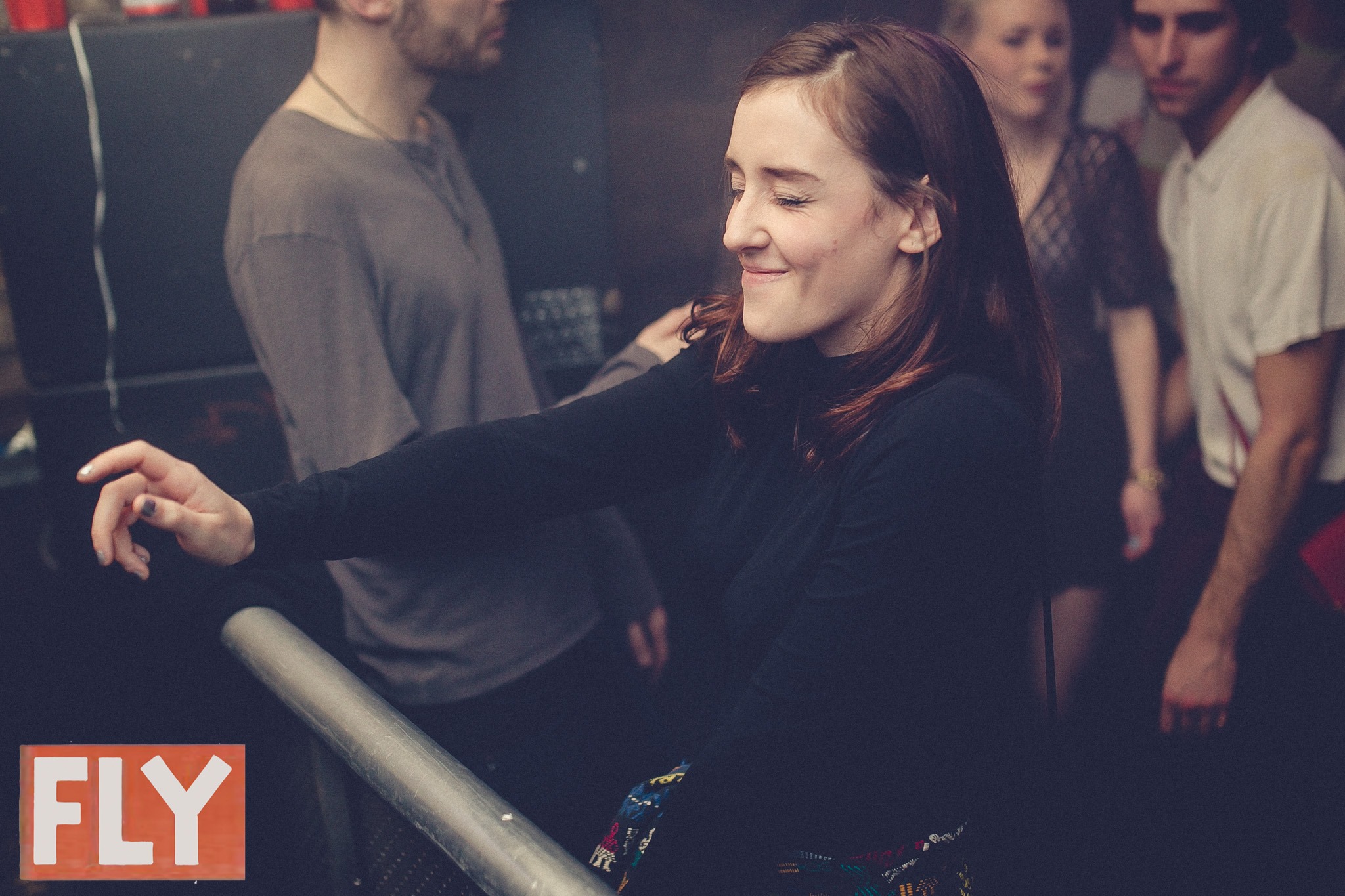 Not sure if she's really into the music or is just suffering some odd bowel movements