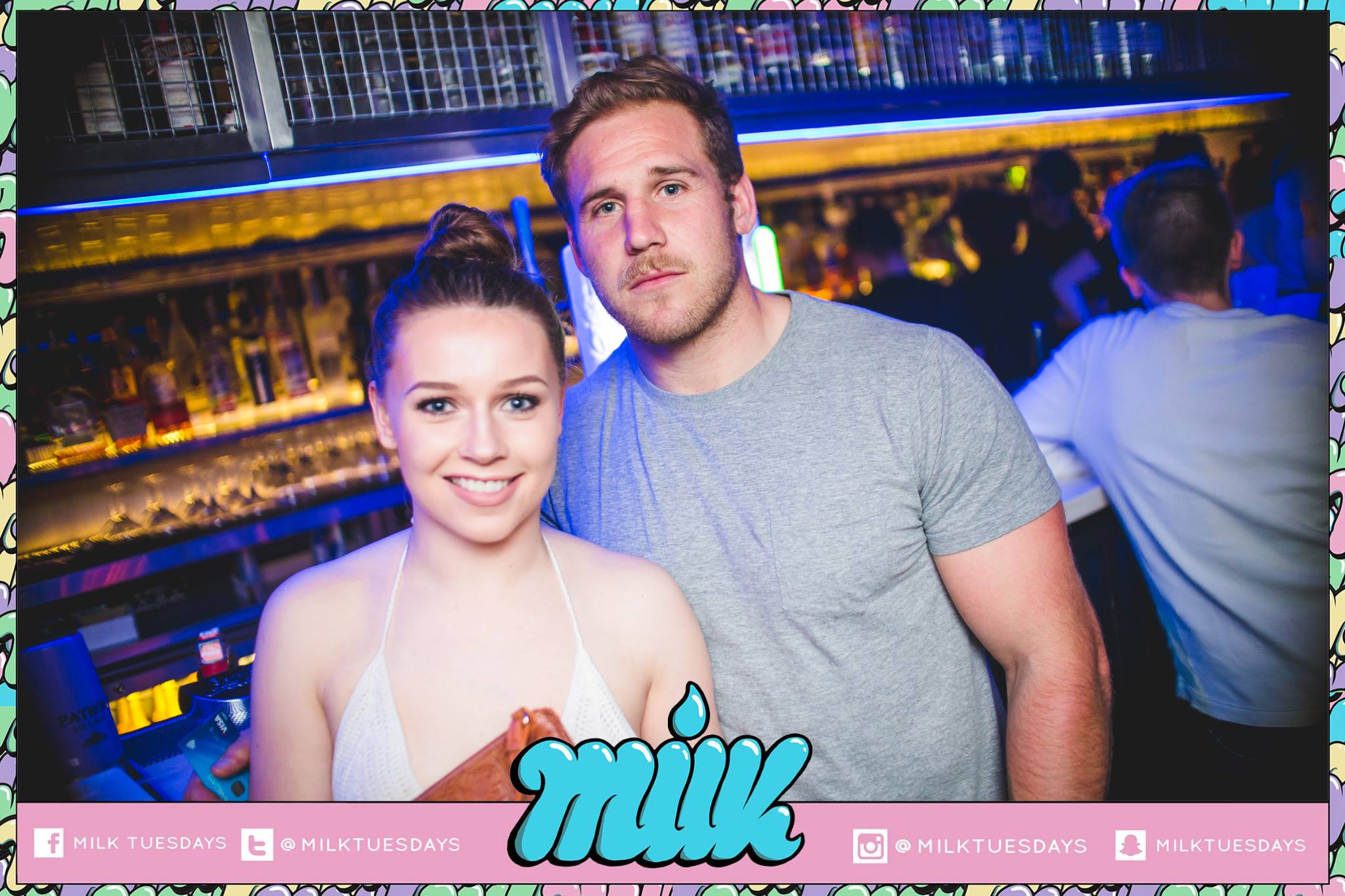 The missus has dragged him out