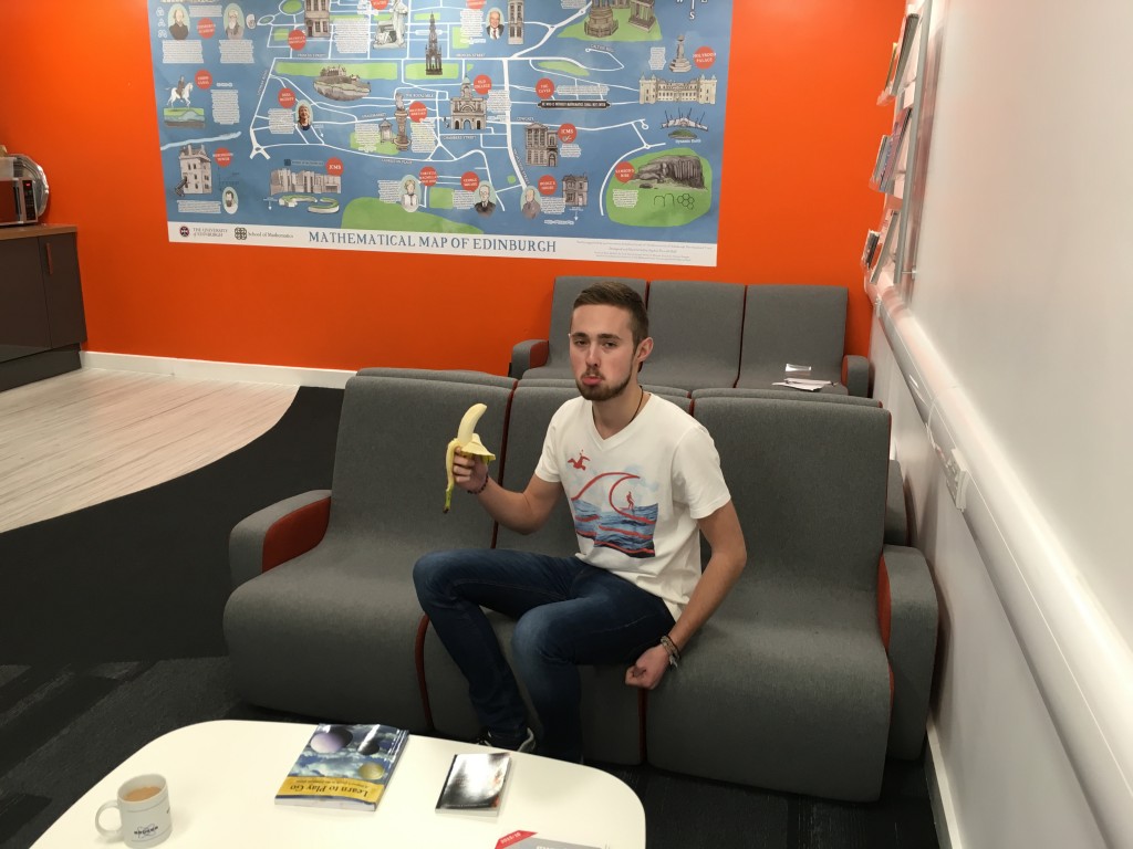 This banana is my only friend at uni.