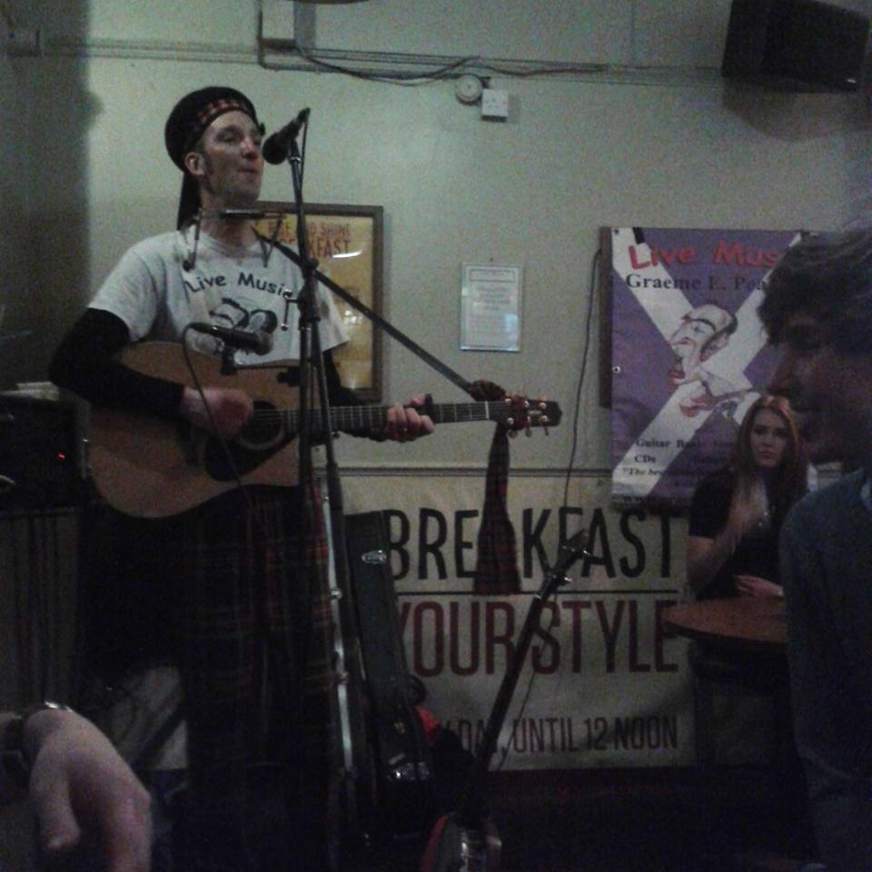 Graeme in action