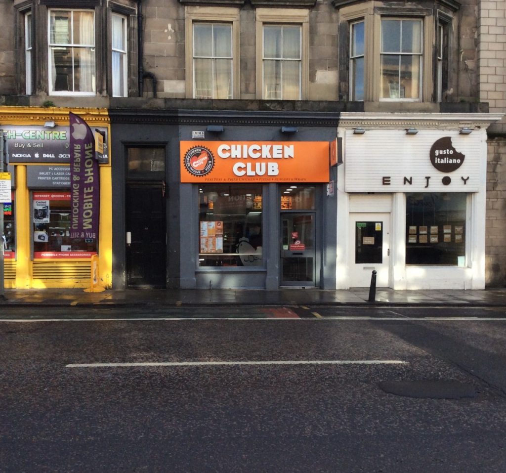 Chicken Club was one of the many takeaways to fail