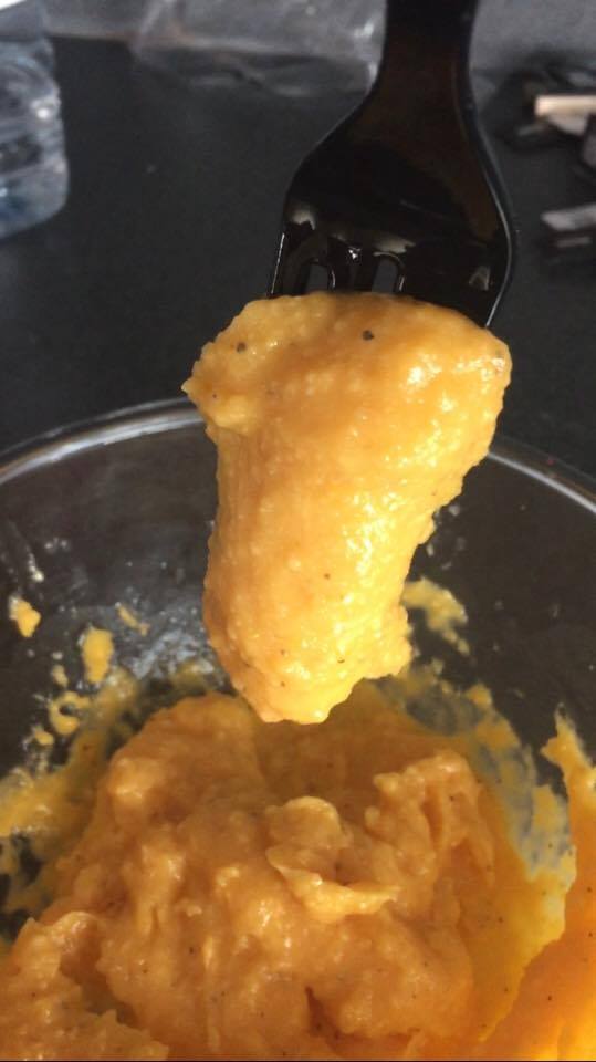 Looks like puke and smells like it too