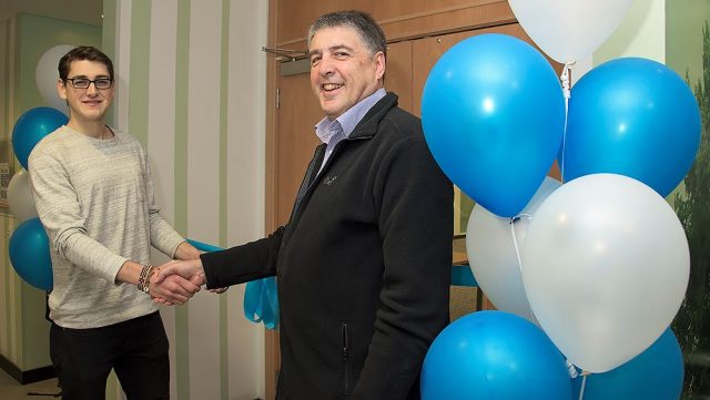 The EUSA President opened the new study space yesterday
