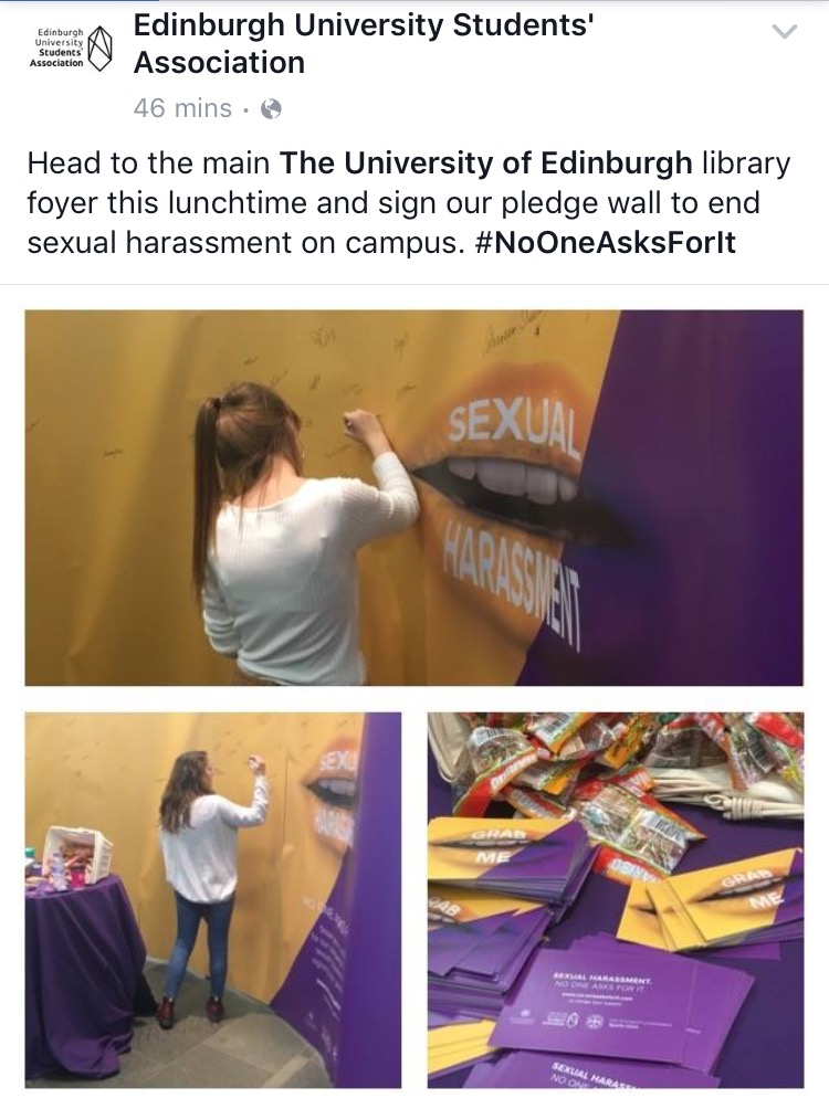 EUSA is encouraging staff and students to sign a pledge