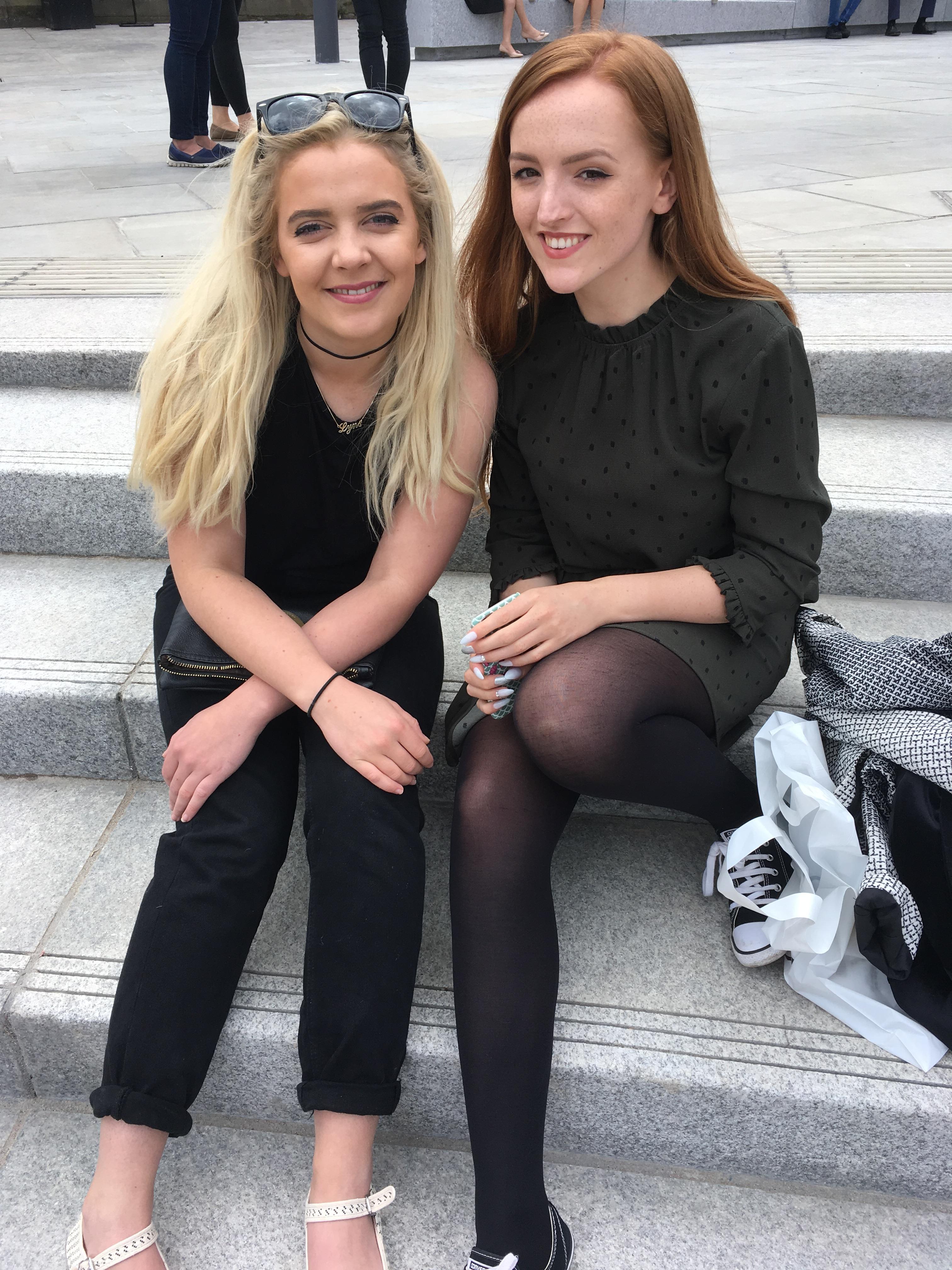 Lynsay and Sophie graduated yesterday