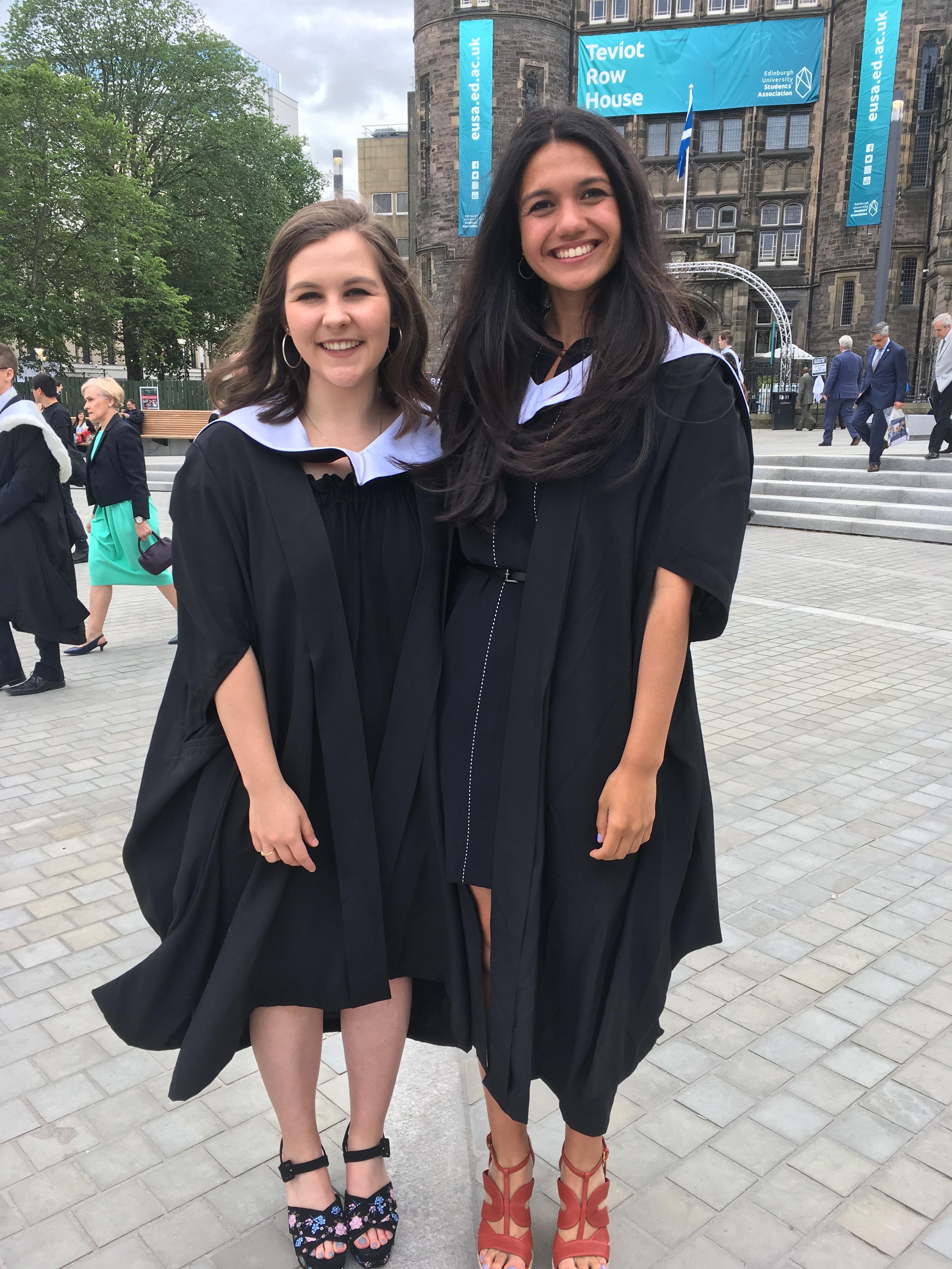 Ciera (left) was repping her Canadian heritage