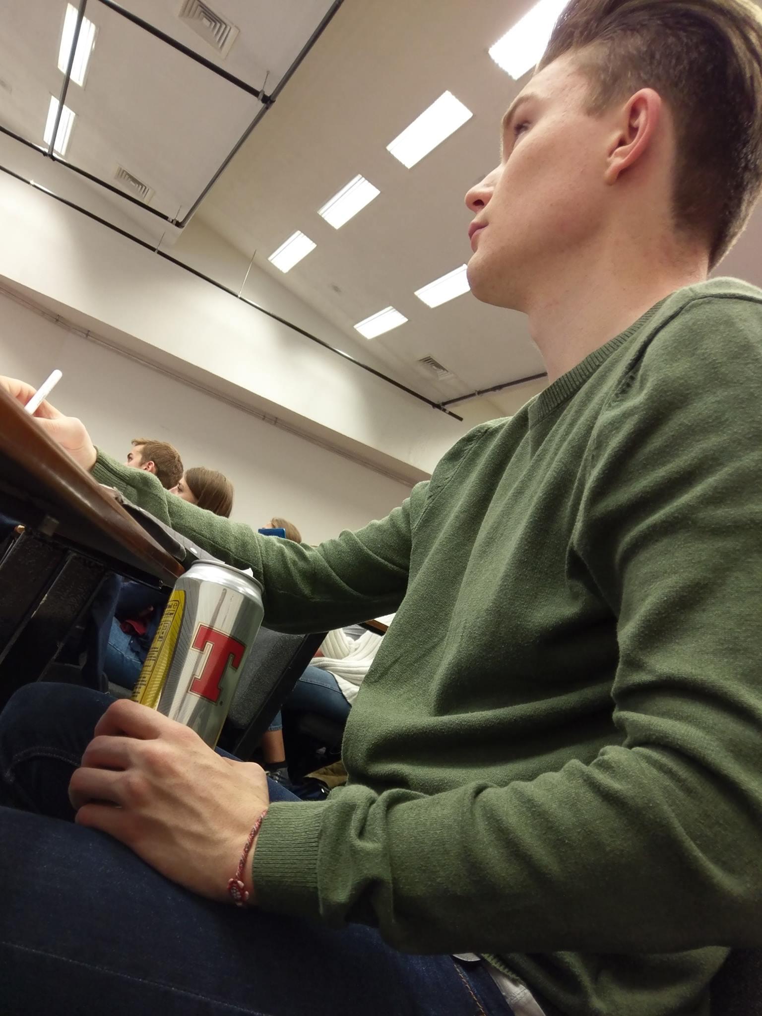 You could even get away with drinking in the lecture