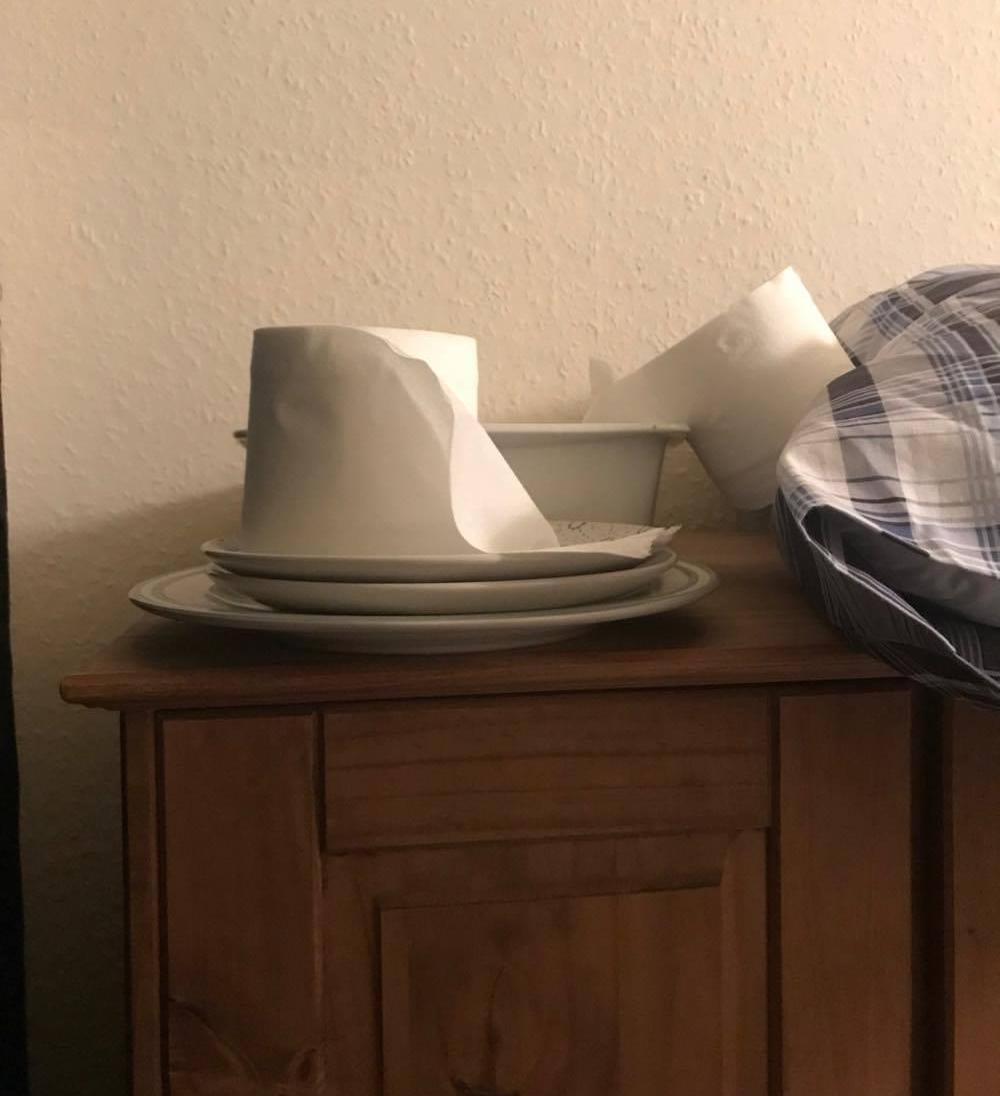 Top of the wardrobe: a favourite haunt of the secret stash