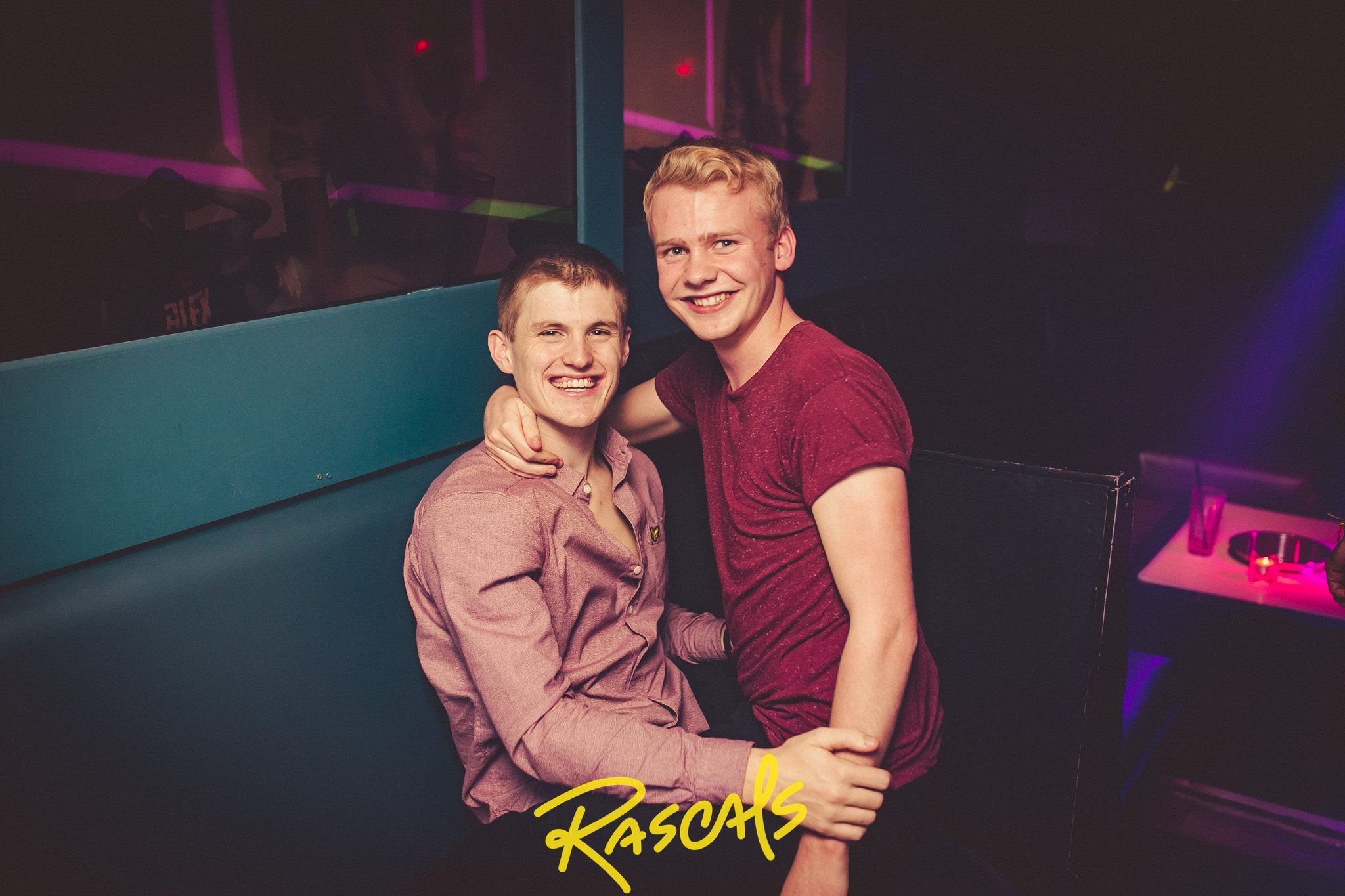 Image may contain: Smile, Portrait, Face, Night Life, Night Club, Club, Human, Person, People