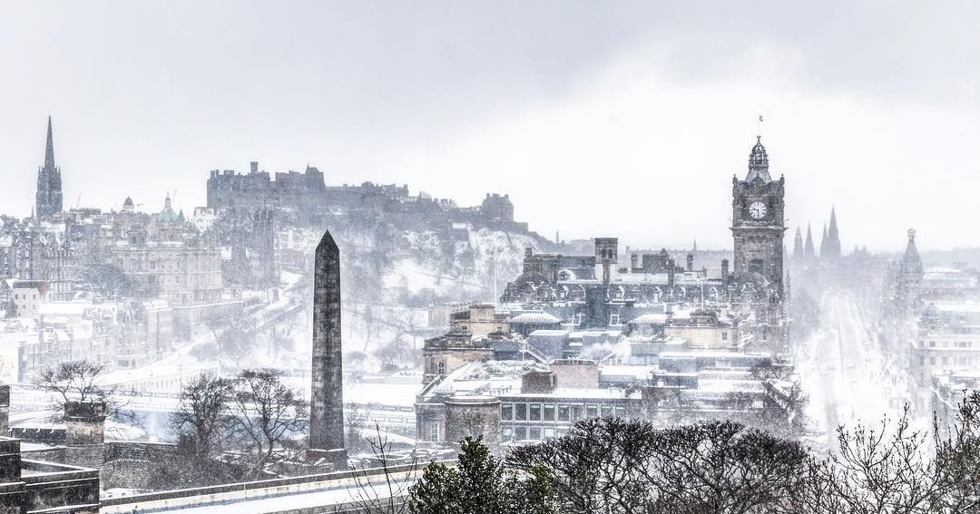 Edinburgh Snowfall Edi in the snow: Literally just a load of beaut Instas featuring snowy ...