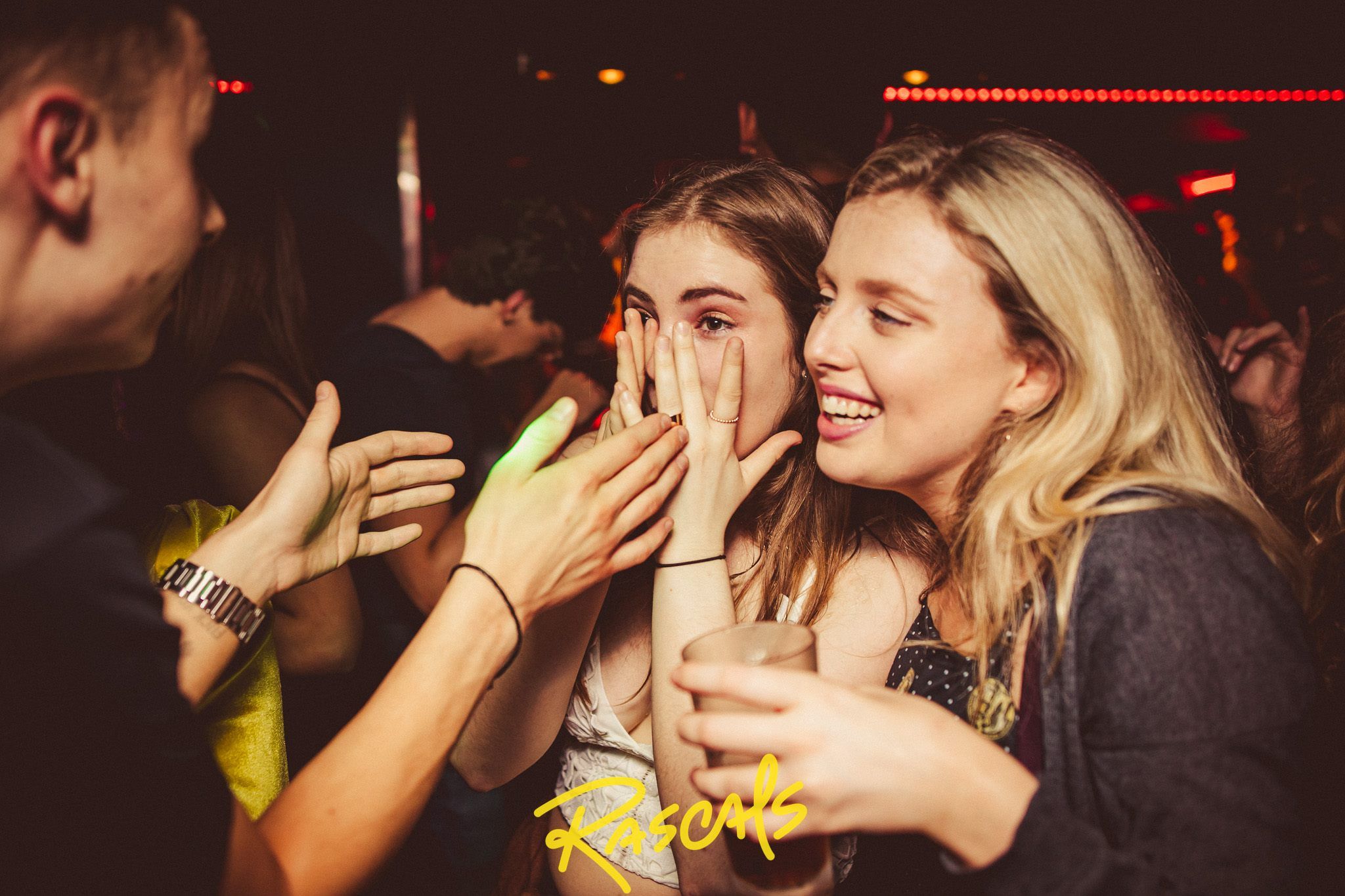 Image may contain: Night Life, Party, Night Club, Club, Person, Human